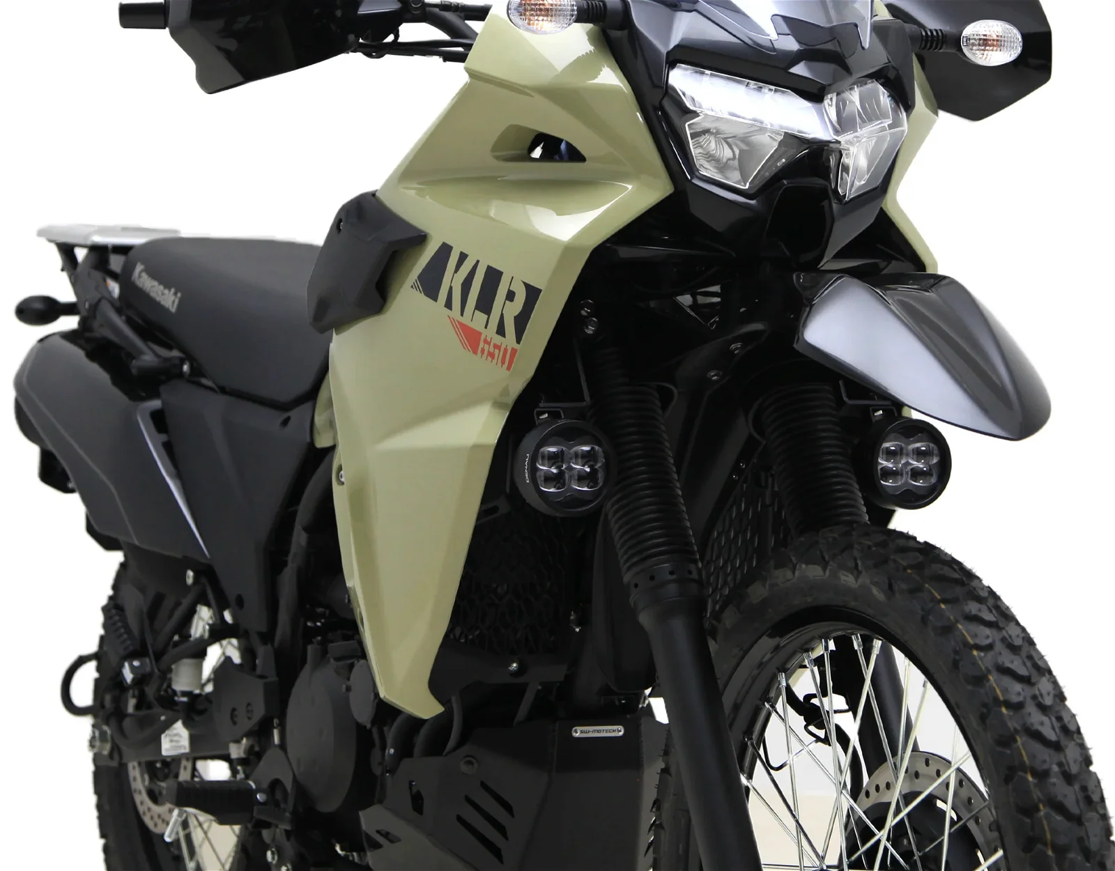 Supporti montaggio faretti anteriori per Kawasaki KLR650 '22- DENALI LAH.08.10700