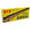 Chain DID 525 VX3 GOLD & BLACK 124 Links 401547124