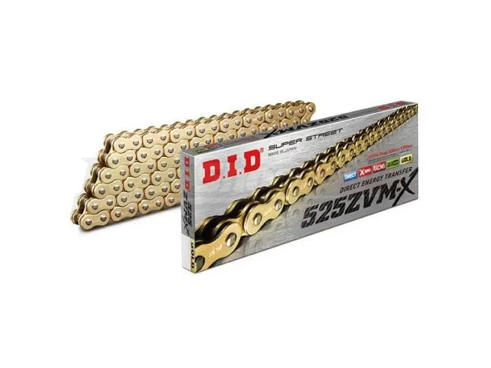 Catena DID 525 ZVMX ORO 120 maglie 401583120