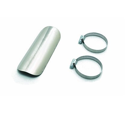 Protezione scarico acciaio inox - diam.40-55mm (piena)