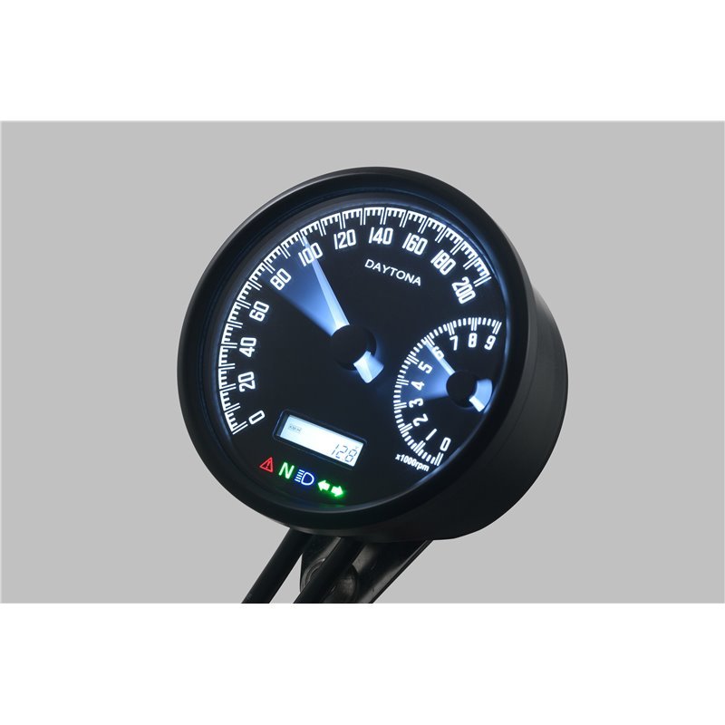 Tachimetro analogico elettronico VELONA diam.80 200KMH c/indicatore velocità elettrico con...