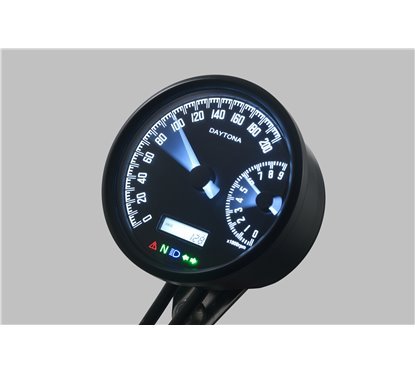 Electronic analog tachometer VELONA with a diameter of 80mm, 200KMH