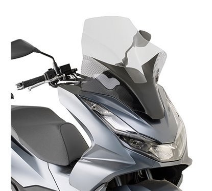 Parabrezza trasparente 59 x 48,5 cm (H x L) per Honda PCX 125 2021-2022