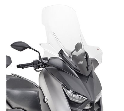 Parabrezza trasparente 73,5 x 64 cm (H x L) per Yamaha X-MAX 125 18  22 / 300 17  22 / 400 18...