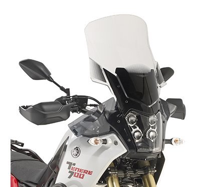 Cupolino trasparente 52 x 42 cm (H x L) per Yamaha Tenere 70 2019-2022 - KP-KD2145ST Kappa