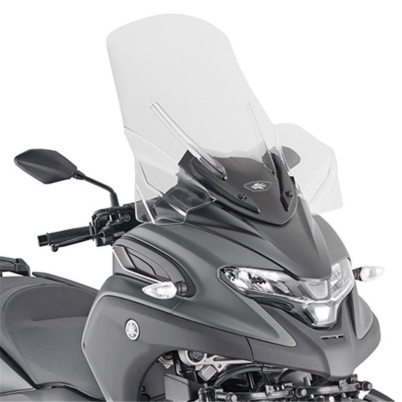 Parabrezza trasparente 72 x 60 cm (H x L) per Yamaha Tricity 300 2020-2022 - KP-KD2149ST Kappa
