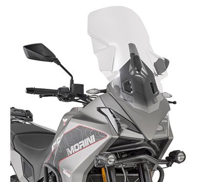 Cupolino trasparente 62 x 43 cm (H x L) per Moto Morini X-Cape 649 2021-2022 - KP-KD9350ST Kappa