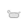 Pastiglie freno posteriori CL BRAKES - SGR-641128-X59-P