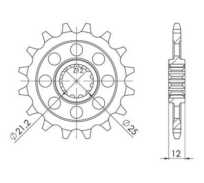Pignone S+2 Ac P520-D13 SPROCKETS - SGR-54.6430213
