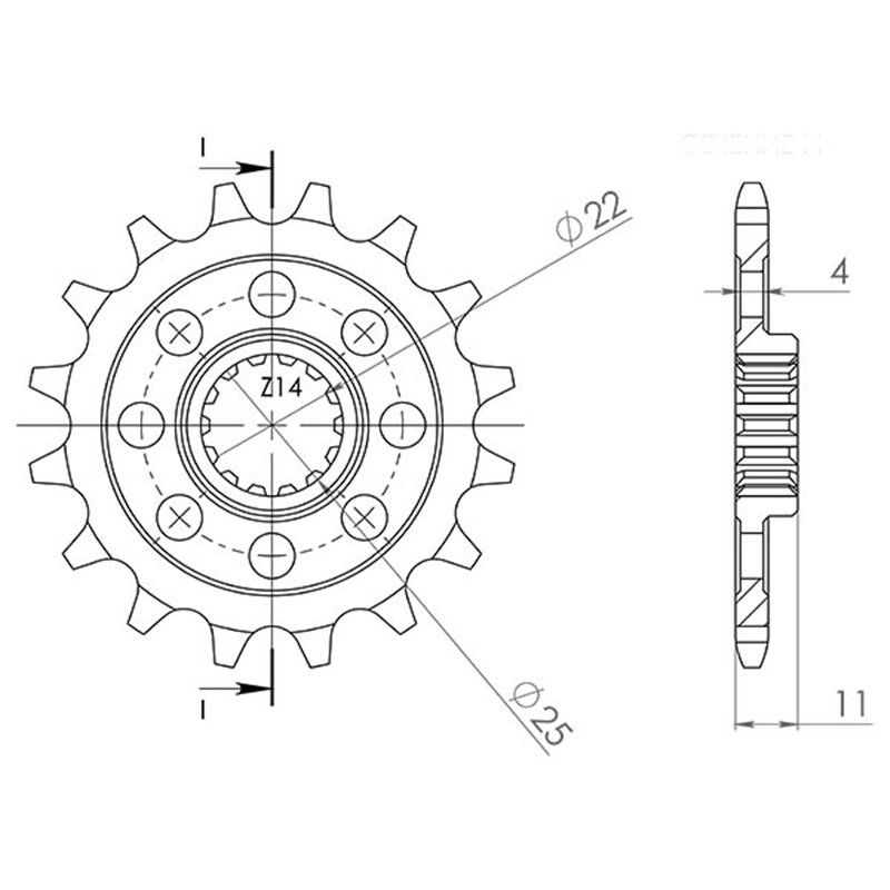 Pignone S+2 Ac P520-D14 SPROCKETS - SGR-54.0051414