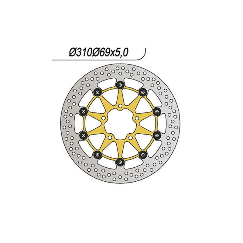Disco Freno Moto Anteriore Dx-Sx NG - SGR-65.91053