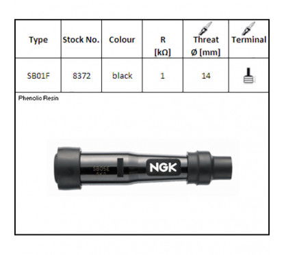 ATTACCO CANDELA NGK SB01F