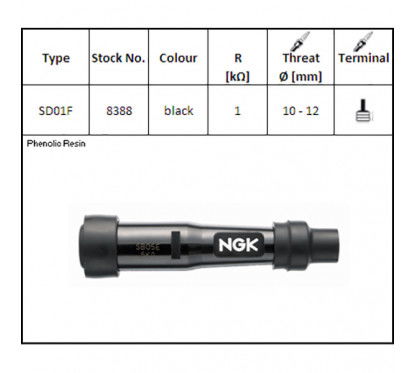 ATTACCO CANDELA NGK SD01F