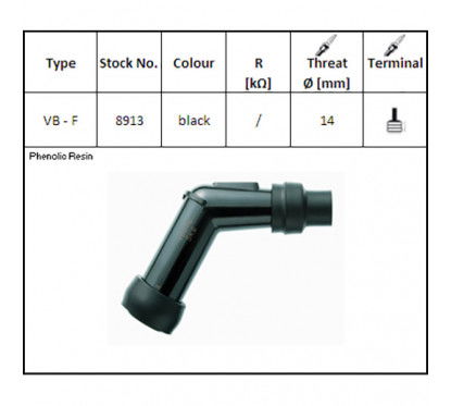ATTACCO CANDELA NGK VB-F