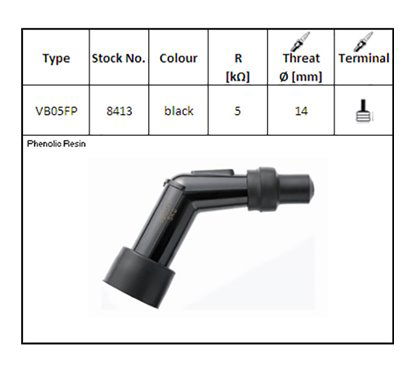 ATTACCO CANDELA NGK VB05FP