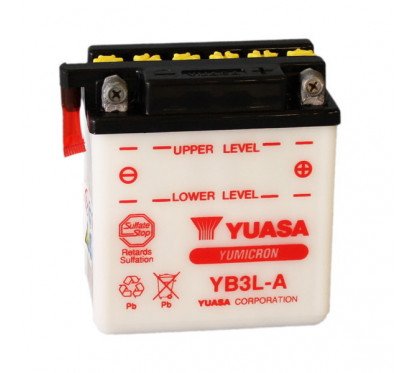 battery 12V/3AH special starter YUASA - YB3L-A