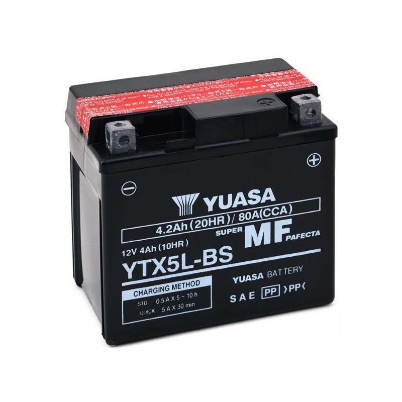 battery 12V/4AH sealed YUASA - YTX5L-BS