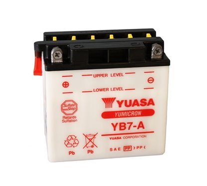 battery 12V/8AH special starter YUASA - YB7-A