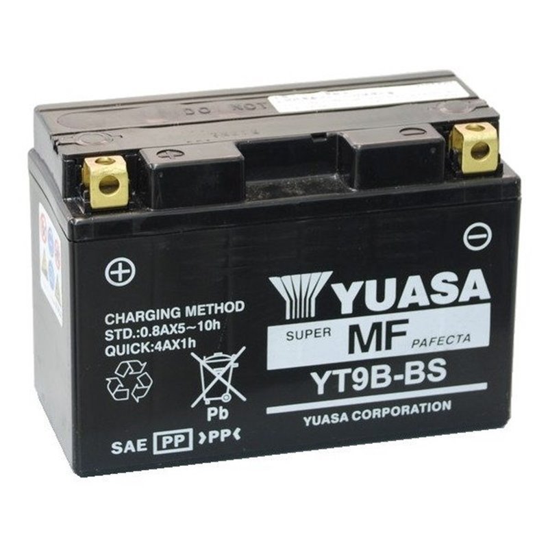 batteria 12V/8AH con acido a corredo YUASA - YT9B-BS
