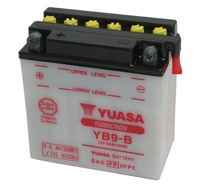 battery 12V/9AH special starter YUASA - YB9-B