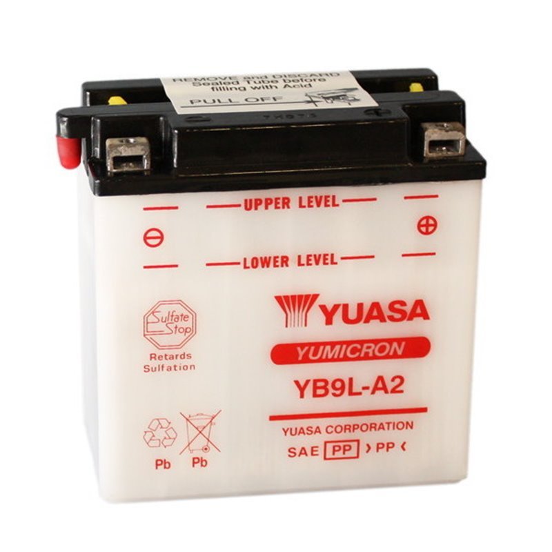 batteria 12V/9AH speciale avviamento YUASA - YB9L-A2