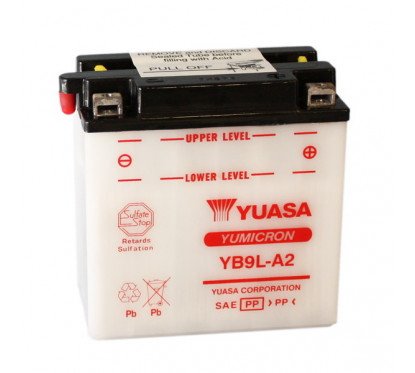 battery 12V/9AH special starter YUASA - YB9L-A2