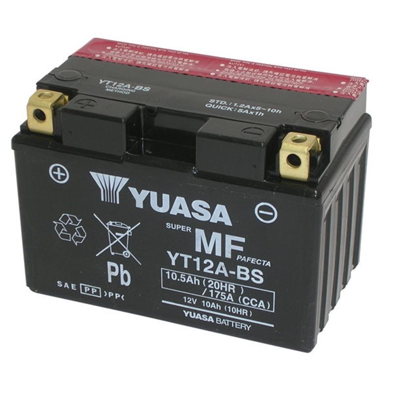 battery 12V/9,5AH sealed YUASA - YT12A-BS