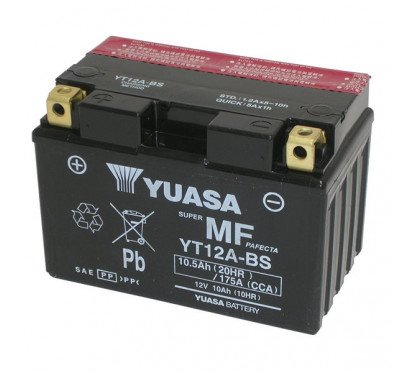 battery 12V/9,5AH sealed YUASA - YT12A-BS