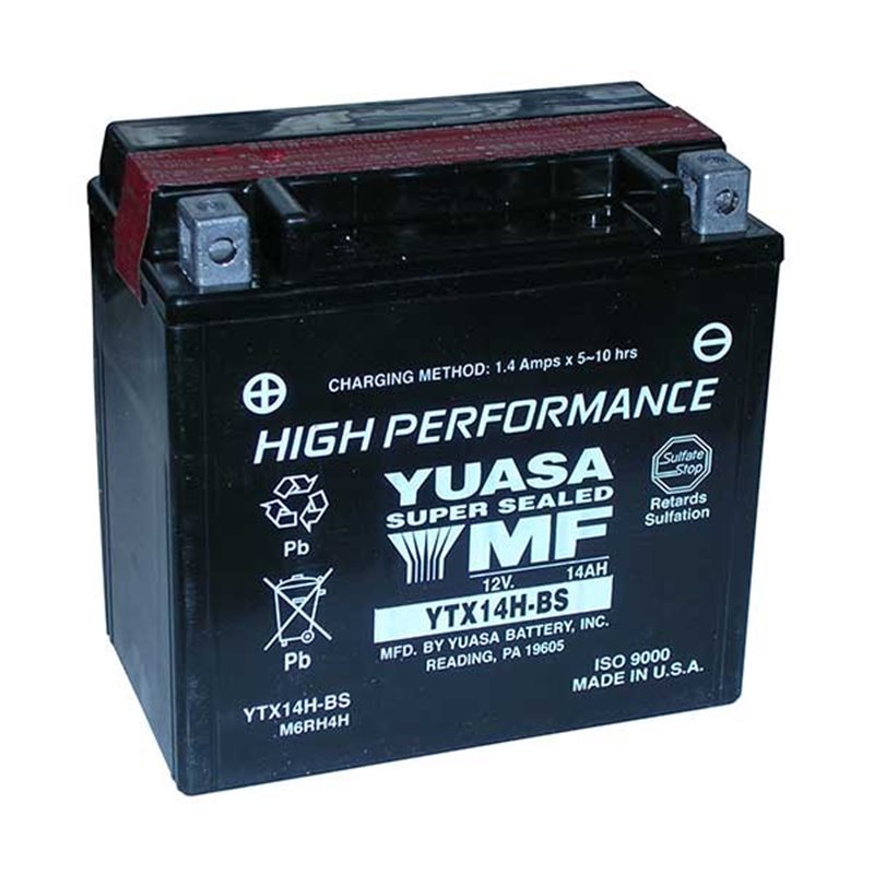 batteria 12V/12AH high performance sigillata YUASA - YTX14H-BS