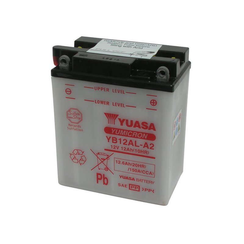 batteria 12V/12AH speciale avviamento YUASA - YB12AL-A2