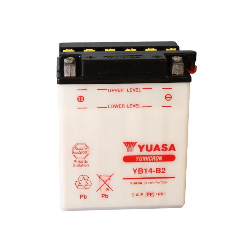 battery 12V/14AH special starter YUASA - YB14-B2