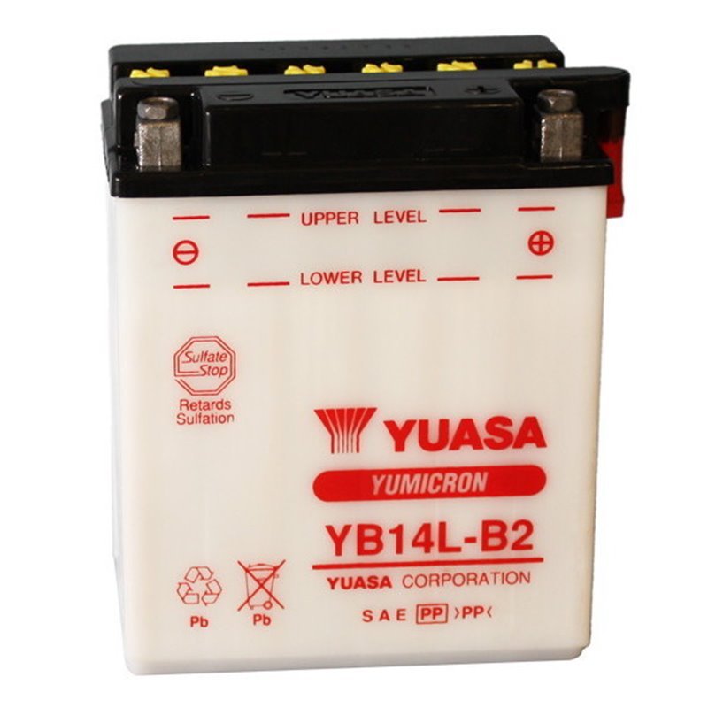 battery 12V/14AH special starter YUASA - YB14L-B2