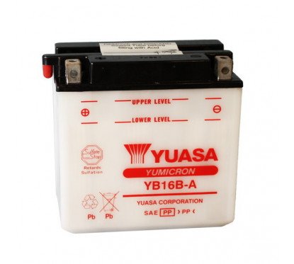 batteria 12V/16AH speciale avviamento YUASA - YB16B-A