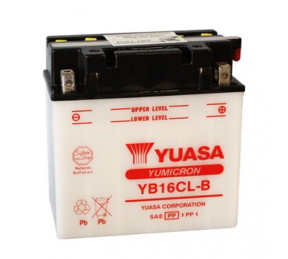 battery 12V/19AH special starter YUASA - YB16CL-B