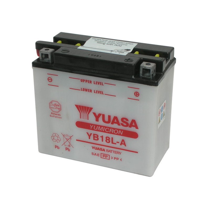 battery 12V/18AH special starter YUASA - YB18L-A