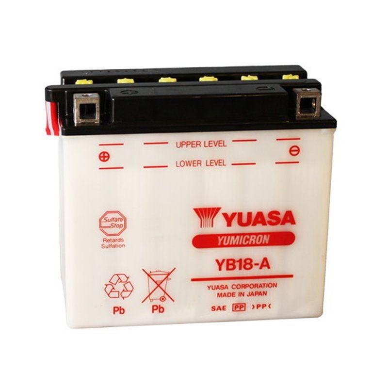 battery 12V/18AH special starter YUASA - YB18-A