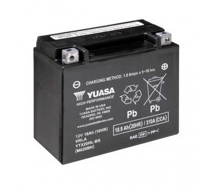 battery 12V/18AH sealed YUASA - YTX20HL-BS