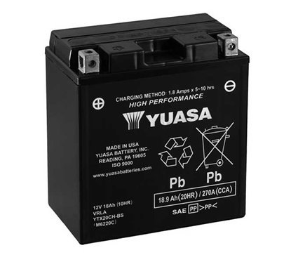 battery 12V/18AH sealed YUASA - YTX20CH-BS