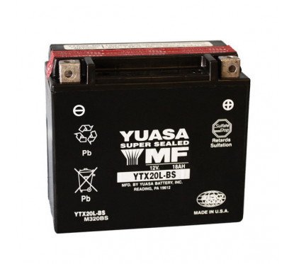 battery 12V/18AH sealed YUASA - YTX20L-BS