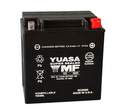 batteria 12V/27,5AH sigillata YUASA - YIX30L