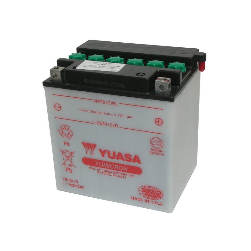 battery 12V/30AH special starter YUASA - YB30L-B