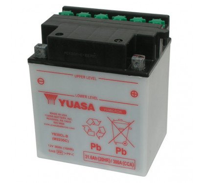 battery 12V/30AH special starter YUASA - YB30CL-B