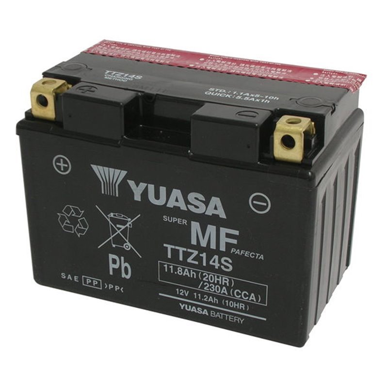 batteria 12V/11,2AH sigillata YUASA - TTZ14S