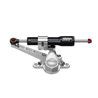 Red Steering damper kit for under instruments mounting