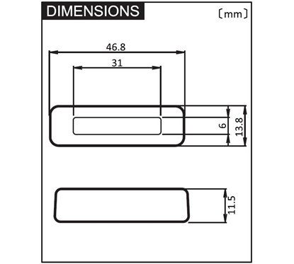 Strumento compatto indicatori led mod.BETA, allum.CNC, argento