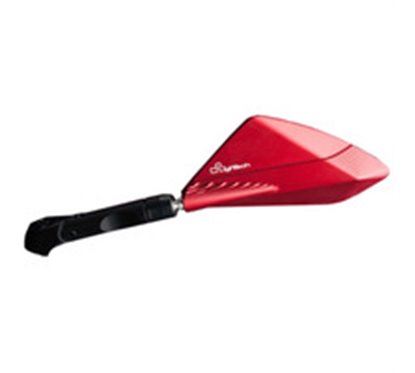 SPECCHIO IN ALLUMINIO LATO SINISTRO M10X1.25 ROSSO LIGHTECH