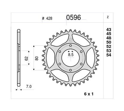 CORONA #0596 in ferro Z 50
