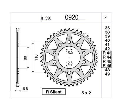 CORONA #0920 in ferro Z 43
