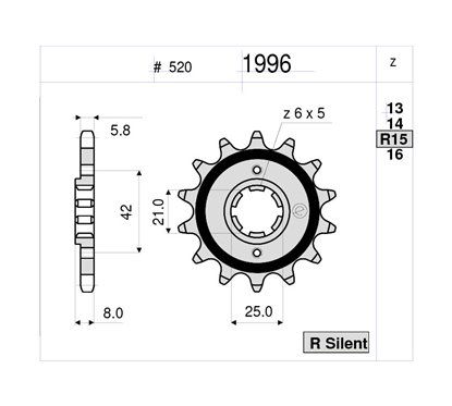 PIGNONE #1996 Z 13