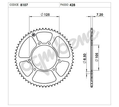 CORONA #8107 in ferro Z 50